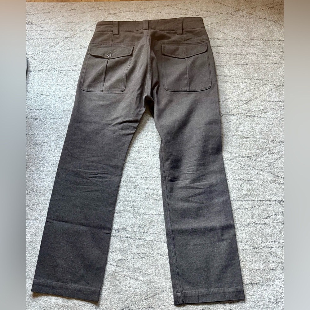 RRL Double RL Dark Brown Cargo Pants 34/32 - Picture 3 of 9